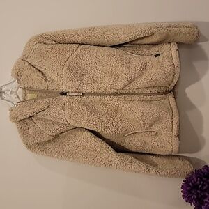 KOPPEN full zip fuzzy teddy jacket, Sz M